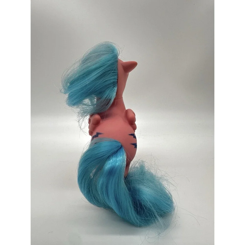 Vintage G1 My Little Pony Firefly Pegasus 1983 Hasbro Hong Kong Pink Blue